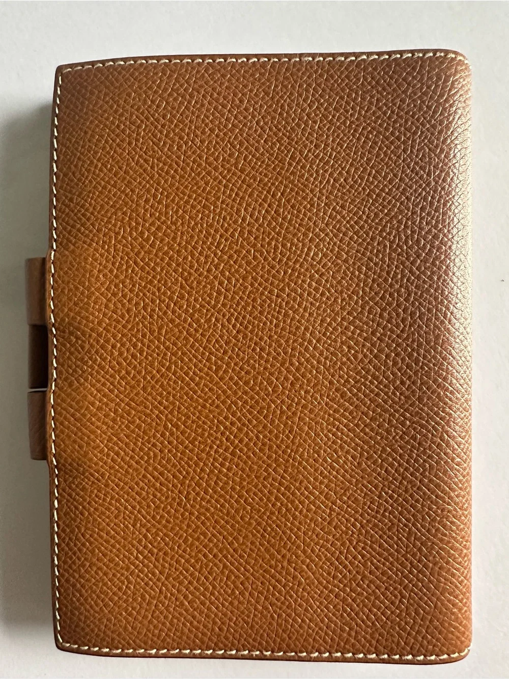 Hermès Vintage GM Agenda Cover Gold Epsom Leather Planner + 2004 Inserts